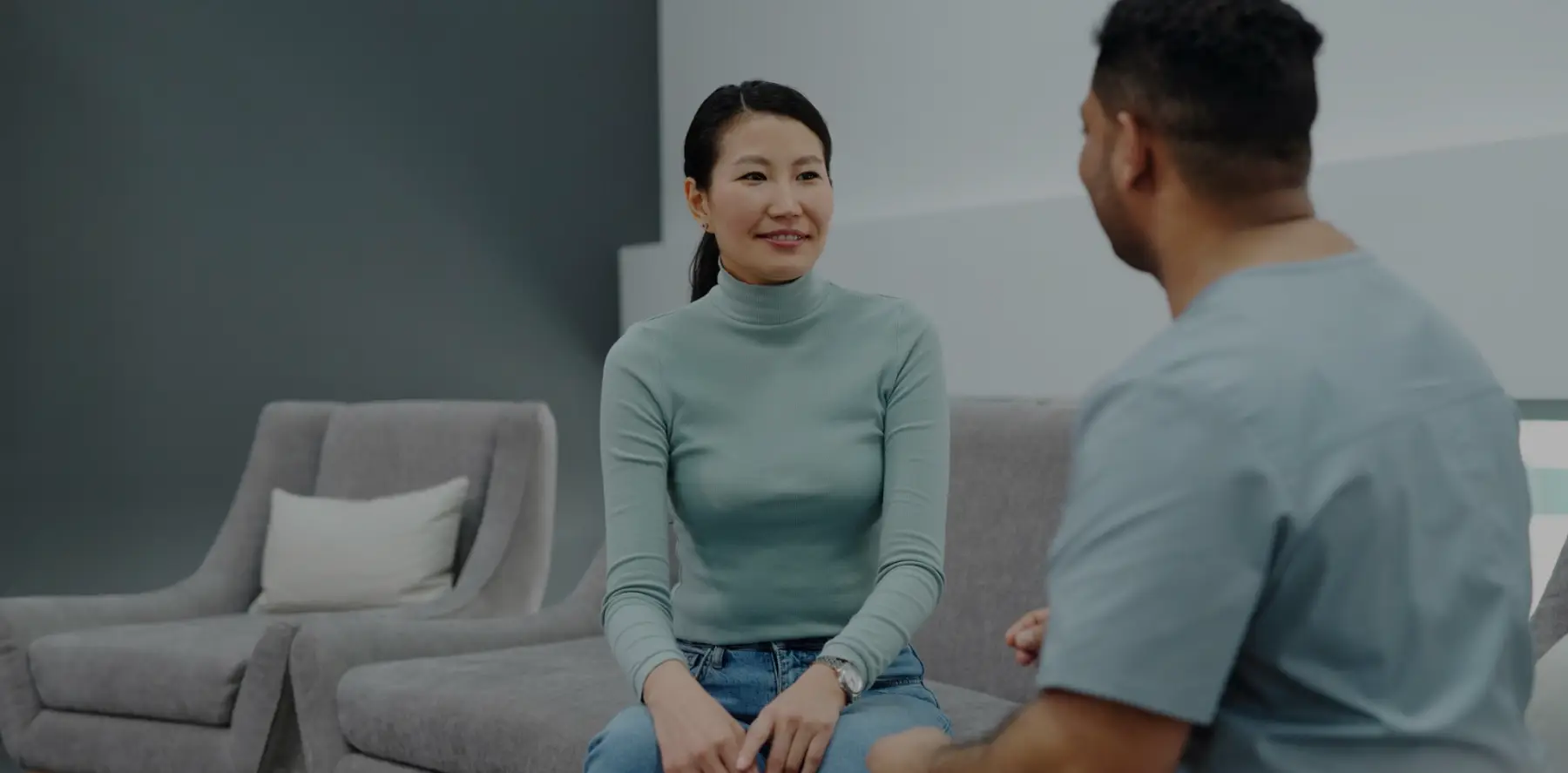 Doctor consulting with patient