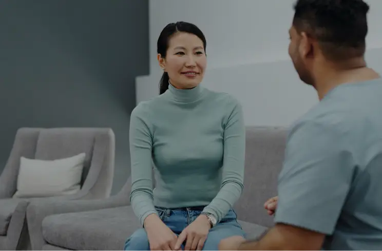 Doctor consulting with patient